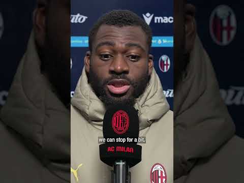 Fofana's post-match reaction | #BolognaMilan | #shorts