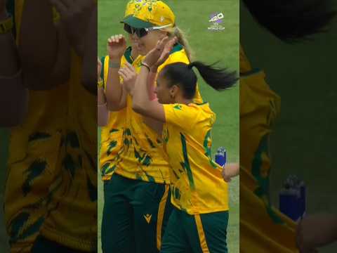 Shabnim Ismail on the mark 🎯 #T20WorldCup