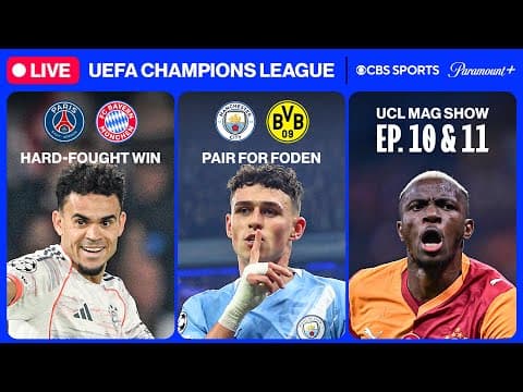 UEFA Champions League 24/7 ⭐ | MD4: Bayern, Man City & MORE | Wednesday 11/19 | CBS Sports Golazo