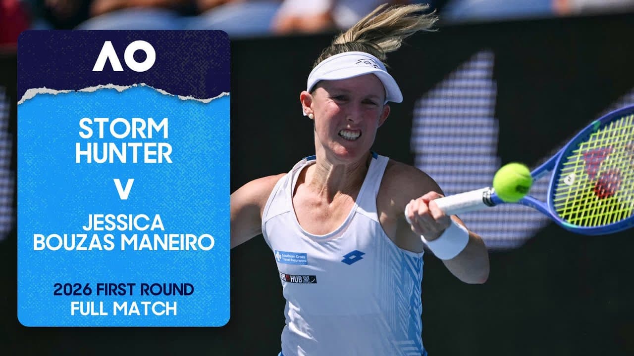 Storm Hunter v Jessica Bouzas Maneiro Full Match | Australian Open 2026 First Round