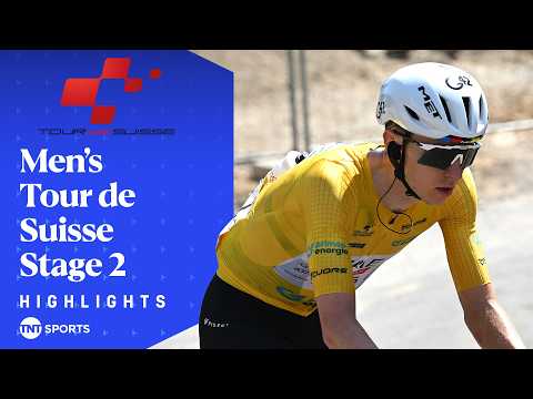 GREAT BATTLE! 👏 | 2026 Tour de Suisse Men's Stage 2 Race Highlights | TNT Sports Cycling