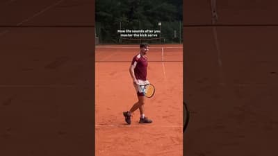 Mastering the Kick Serve 🤯🎾