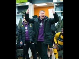 SCENES after Villa win!