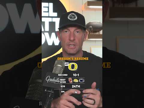 Joel Klatt breaks down Oregon's resume and potential CFP path 👀 #oregonducks