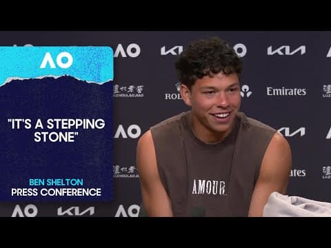 Ben Shelton Press Conference | Australian Open 2026 First Round