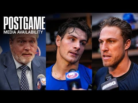 New York Islanders Postgame Availability | NYI vs BOS