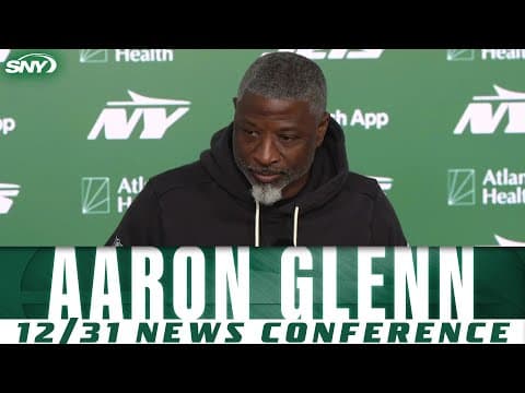 Aaron Glenn lists ‘positives’ for the Jets from the 2025 season