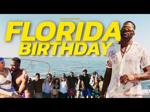 27th Birthday on a Yacht | Florida Mini Vlog