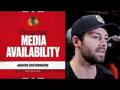 "I love to match up against those guys." | Jason Dickinson Pregame 11.23.25