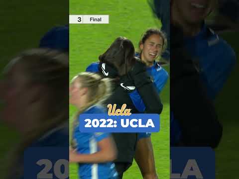 The last five NCAA women's soccer champions 🤩🏆 #shorts