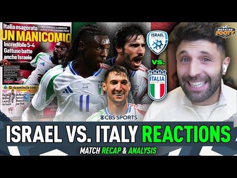 MATCH REACTION | Italy SURVIVE vs. Israel, Moise Keane Brilliance & World Cup Dreams | Morning Footy