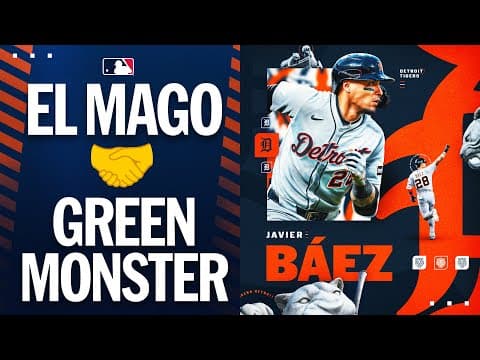 OVER THE GREEN MONSTER!!! Javier Báez demolishes a three-run homer against the Red Sox 😲