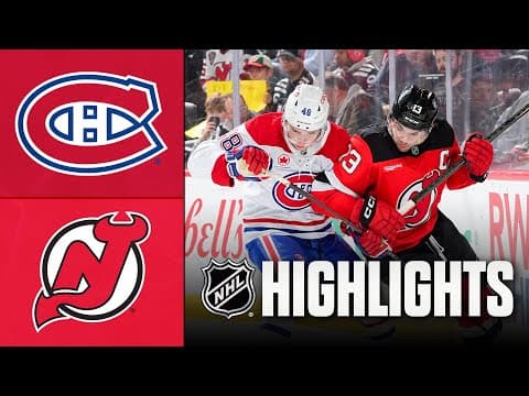 NHL Highlights | Canadiens vs. Devils | November 06, 2025