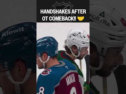 The Handshakes After an OT Series Clincher 🤝