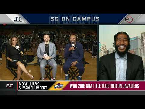Mo Williams 🤝 Iman Shumpert 🙌 Former Cavaliers teammates reunite | SportsCenter