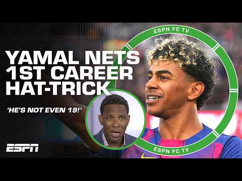 Barcelona vs. Villarreal features Lamine Yamal's FIRST CAREER HAT-TRICK 🤩 | ESPN FC