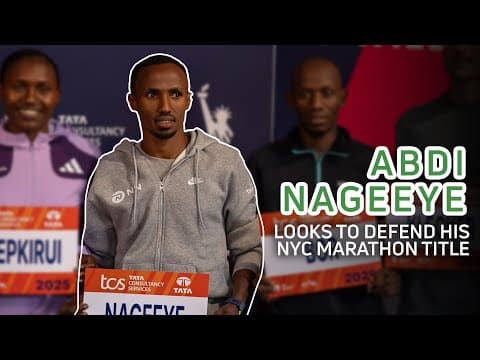 Defending Champion Abdi Nageeye on His NYC Marathon Strategy & Preparation