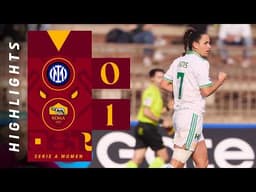 INTER 0-1 ROMA | SERIE A FEMMINILE 2025-26