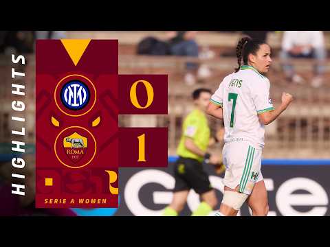 INTER 0-1 ROMA | SERIE A FEMMINILE 2025-26