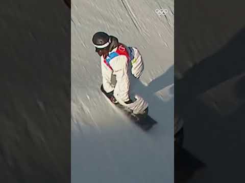 Shaun White dropping into his first Olympic run, marking the start of an unforgettable era. ❄️