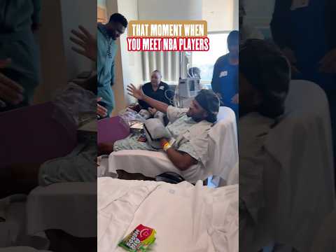Pelicans players visit Ochsner patients #pelicans #nba #shorts