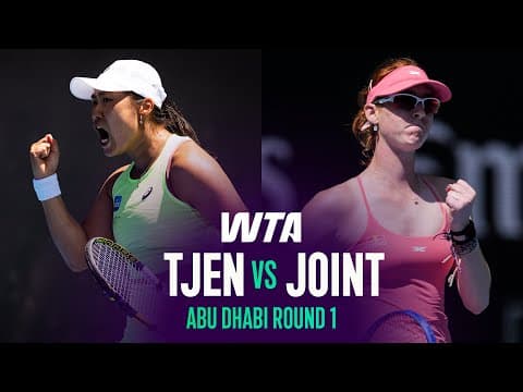 Janice Tjen vs. Maya Joint | 2026 Abu Dhabi Round 1 | WTA Match Highlights