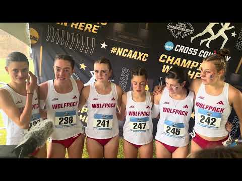 NC State Women After Winning 2025 NCAA Cross Country Championship Team Title