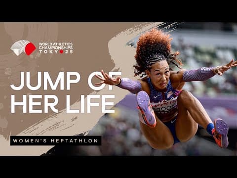 Taliyah Brooks flies to 6.79m PB in heptathlon long jump | World Athletics Championships Tokyo 25