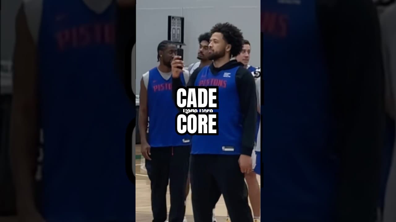Aura level: Cade. 😂 #nba #detroitpistons