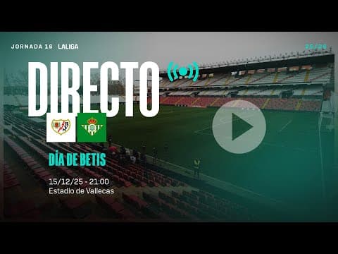 Rueda de prensa de Manuel Pellegrini previa al #RayoRealBetis ⚽💚