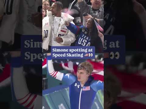 Simone Biles shows up in the winter, too! ⛸️🤸‍♀️