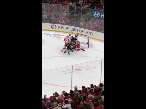 Cody Glass with a Short Goal vs. Detroit Red Wings