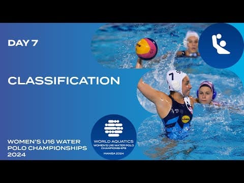 U16 Women’s Water Polo | Day 7 Highlights | World Aquatics 2024