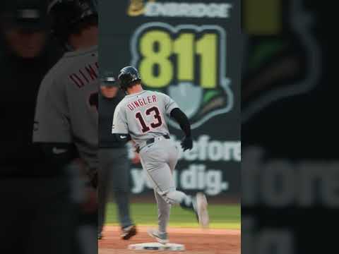 This angle of Dillon Dingler's go-ahead home run 😮‍💨 (via @tigers/IG)