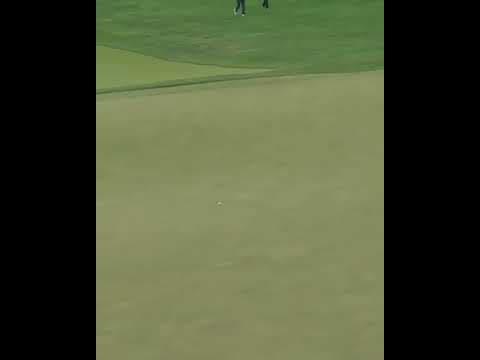 Bryson DeChambeau barely tapped this putt and watch how far it rolled 😳