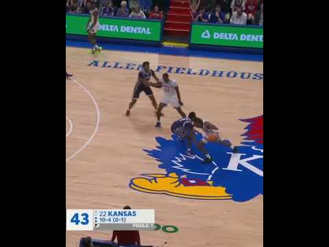 NO. 1 PROSPECT DARRYN PETERSON GAVE TCU 32 PTS 🤯 + hit game-tying FTs in Kansas' thrilling OT win 🔥