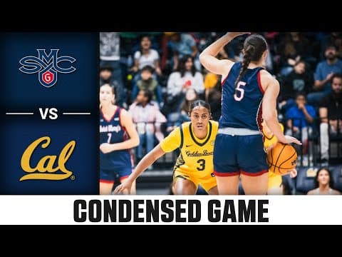 Saint Mary’s vs Cal Condensed Game | 2025-26 ACC Women's Basketball