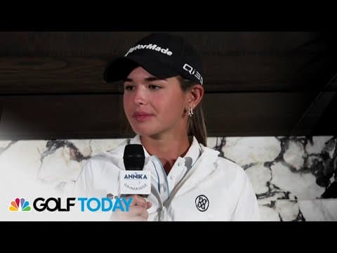 Kai Trump taking a 'massive competitive' leap at The Annika | Golf Today | Golf Channel