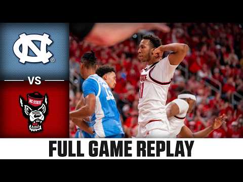 North Carolina vs. NC State Game Full Game Replay | 2025-26 ACC Men's Basketball
