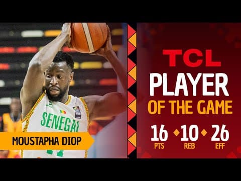 Moustapha Diop (16 PTS) | TCL Player Of The Game | SEN 🇸🇳 vs MLI 🇲🇱 | #AfroBasket 2025