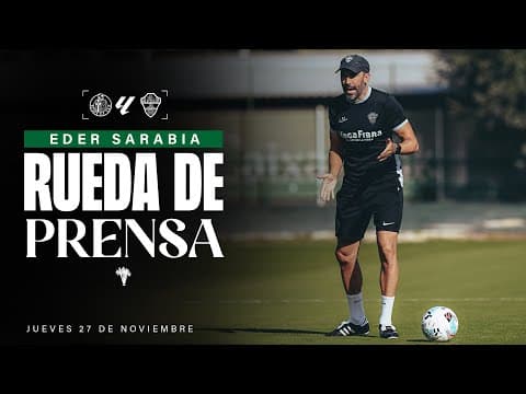 Eder Sarabia habla sobre el #GetafeElche correspondiente a la jornada 14 de #LaLigaEASports