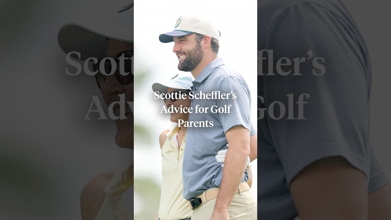 Scottie Scheffler shares his advice for golf parents 🙌