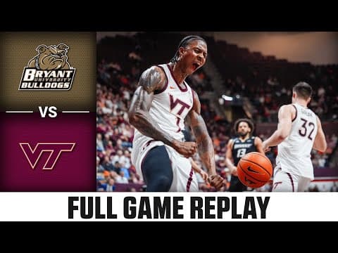 Bryant vs Virginia Tech Highlights Full Game Replay | 2025-26 ACC Men's Basketball