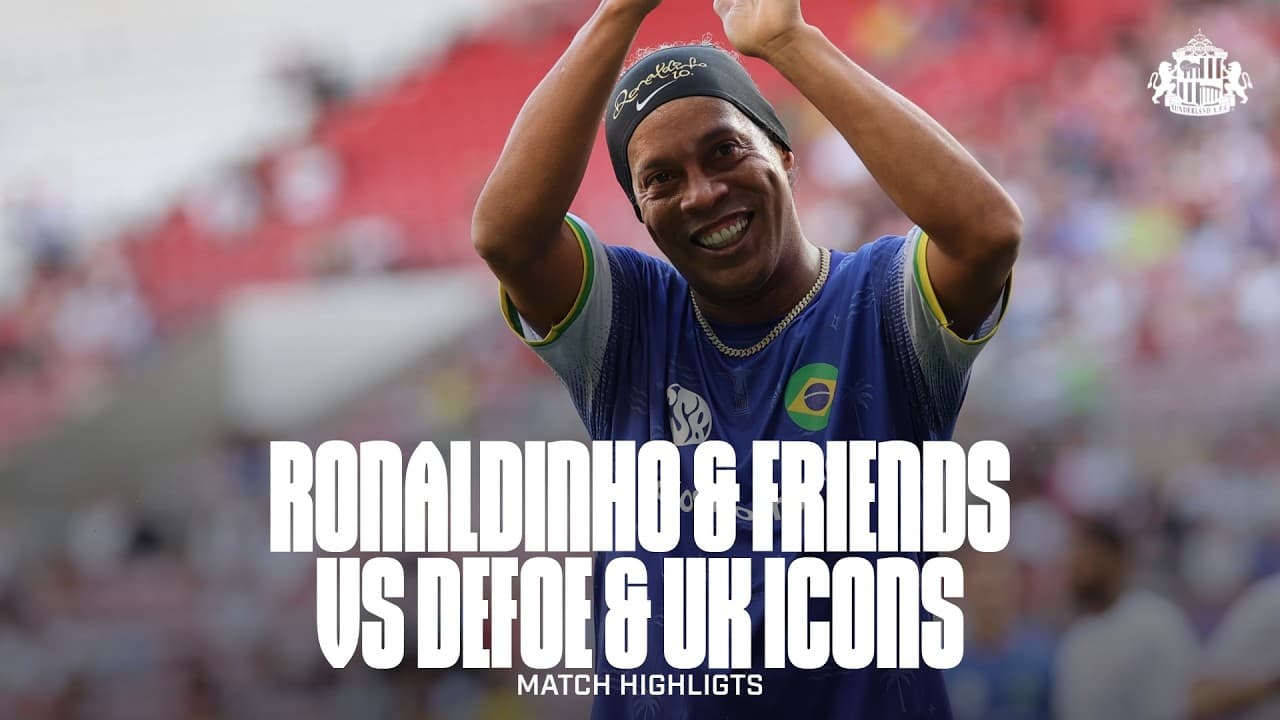 Ronaldinho & Friends vs Defoe & UK Icons | Match Highlights