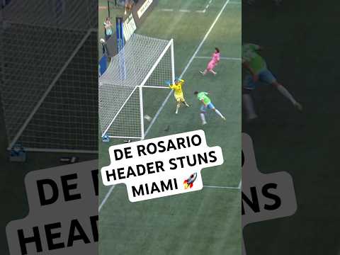 De Rosario BIG TIME GOAL gives @SoundersFC the lead🤯