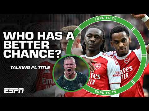 Arsenal & Man City have a FIFTY-FIFTY chance to win the Premier League?! 😳 | ESPN FC