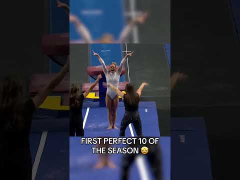 Utah’s Avery Neff with a 10 on vault 🔥