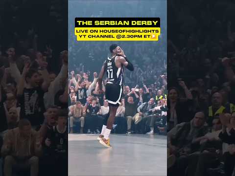 Serbian Basketball Derby is INSANE!😭