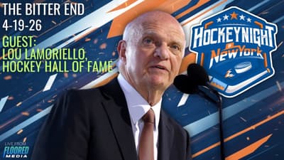 4/19/26 - The Bitter End. Guest: Lou Lamoriello, Hockey Hall of Fame