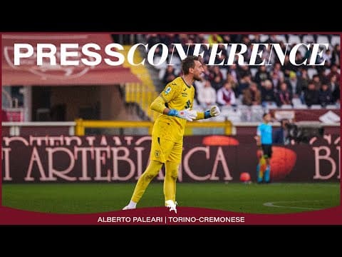 TORINO-CREMONESE | PRESS CONFERENCE | ALBERTO PALEARI
